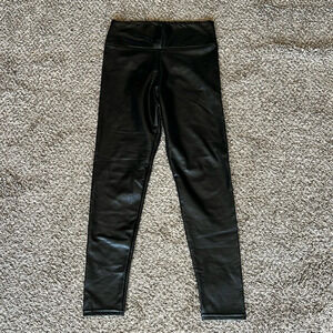 Women’s M Like‎ New Faux Leather Leggings